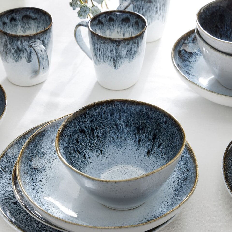 Reactive Glaze Stoneware Dinnerware Sets West Elm Australia